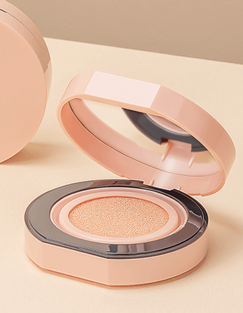 ICD Makeup Luminous Glow Cushion in a stylish container, showcasing its luminous formula for a radiant complexion.