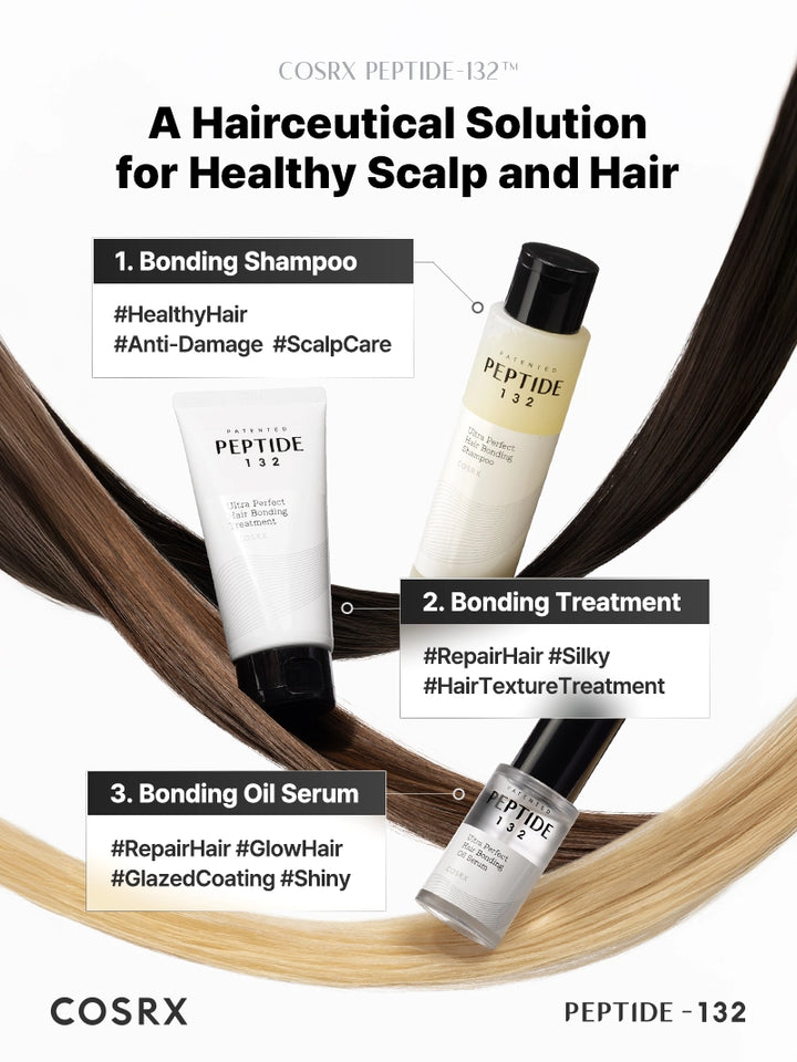 COSRX PEPTIDE-132 Ultra Perfect Hair Bonding Oil Serum | Korean Hair Care