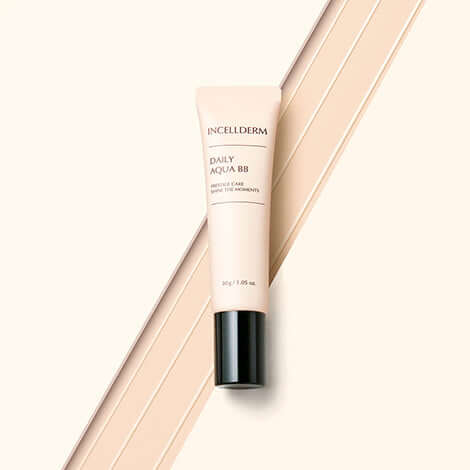 Riman Incellderm Expert Ritual Travel Kit including Incellderm Daily Aqua BB cream in a sleek tube.
