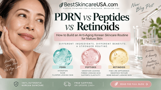 PDRN, Peptides, and Retinoids: How to Build an Anti-Aging Korean Skincare Routine for Mature Skin