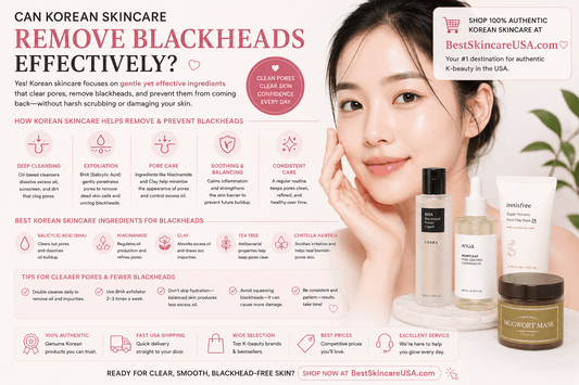 Can Korean skincare remove blackheads effectively?