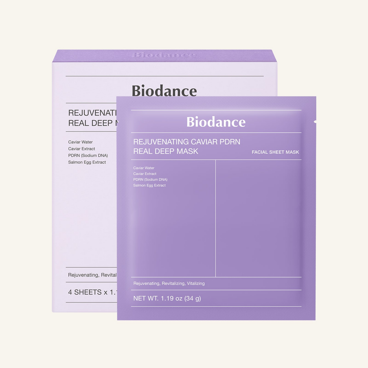 Biodance Rejuvenating Caviar PDRN Real Deep Mask | Korean Face Mask