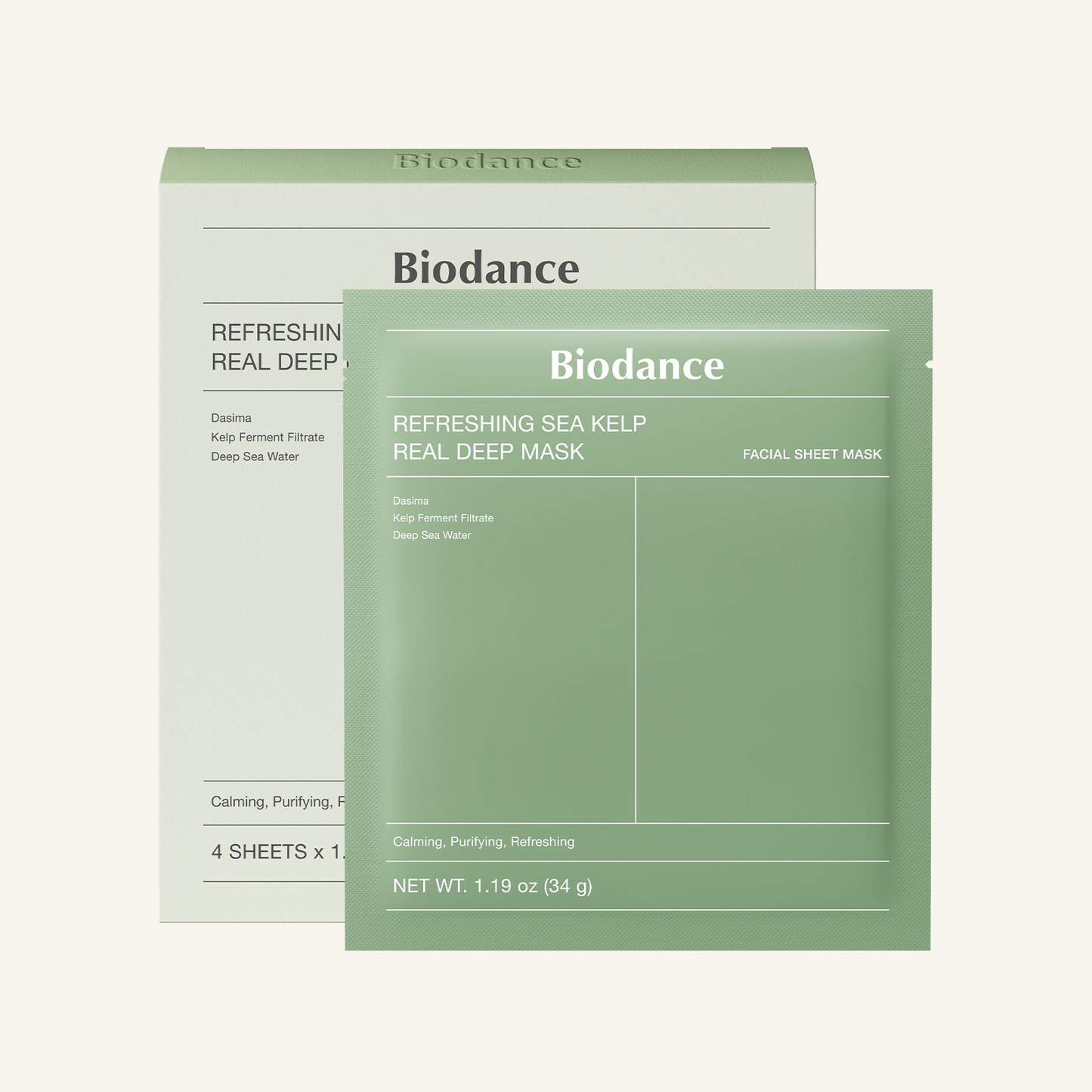 Biodance Refreshing Sea Kelp Real Deep Mask | Korean Face Mask
