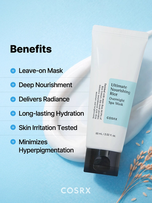 COSRX Ultimate Nourishing Rice Overnight Spa Mask | Korean Face Mask