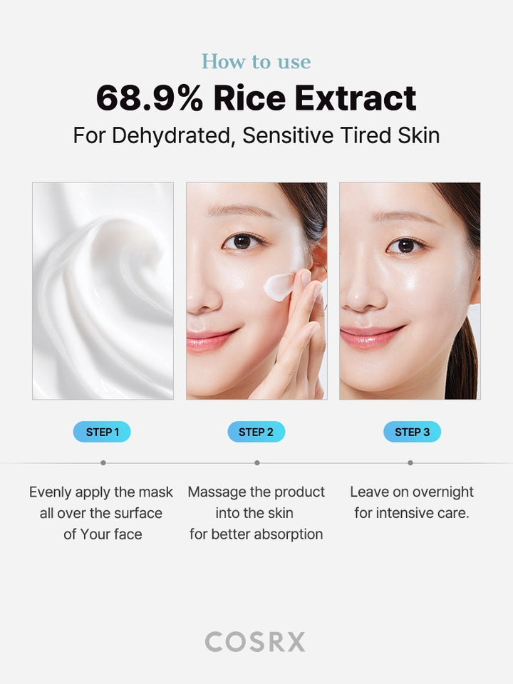 COSRX Ultimate Nourishing Rice Overnight Spa Mask | Korean Face Mask