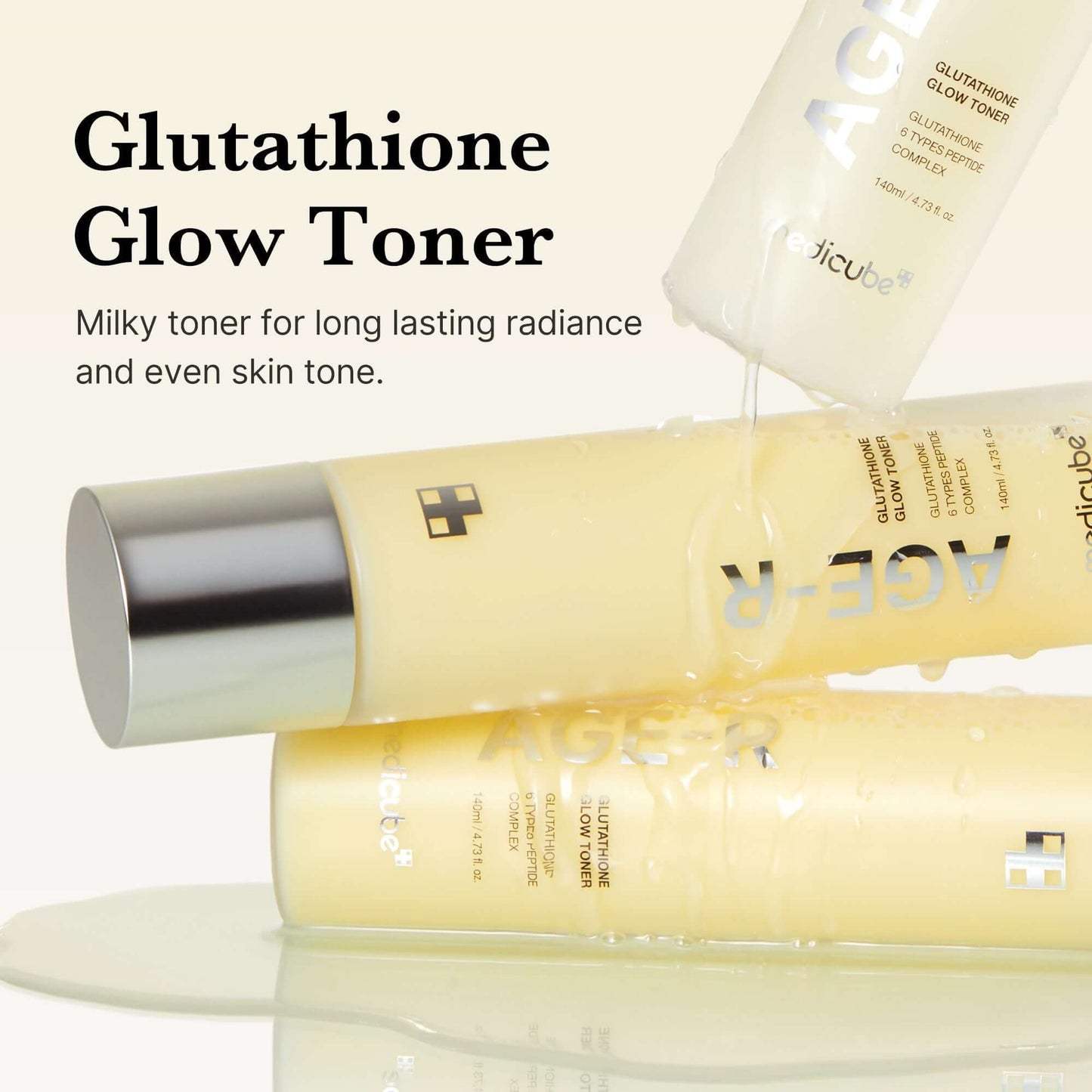 Medicube AGE-R Glutathione Glow Milk Toner