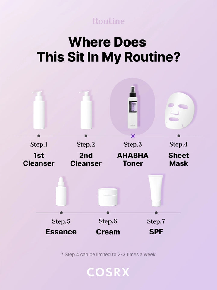 COSRX AHA/BHA Clarifying Treatment Toner | Korean Toners