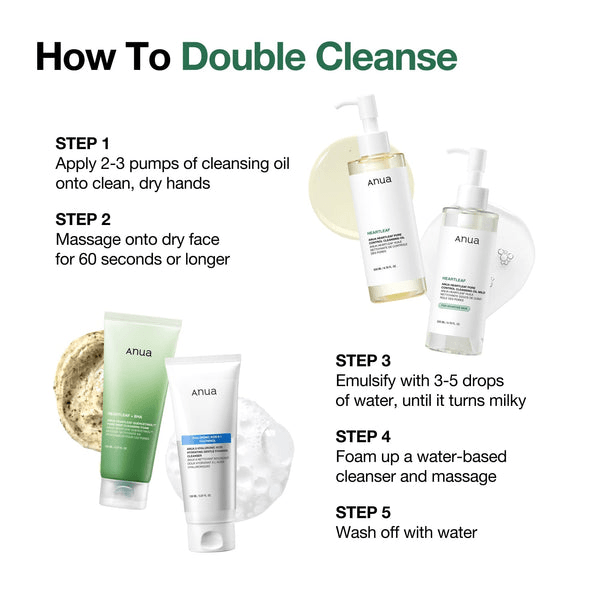 Anua Heartleaf Pore Control Cleansing Oil | Best Oil Cleanser Korean