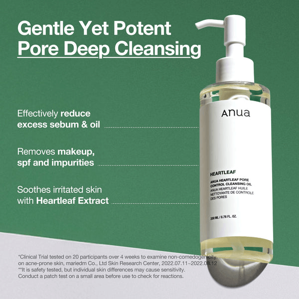 Anua Heartleaf Pore Control Cleansing Oil | Best Oil Cleanser Korean