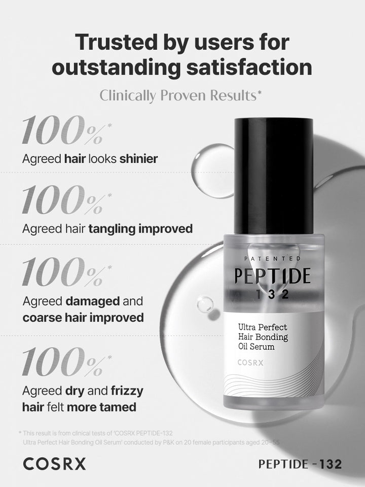 COSRX PEPTIDE-132 Ultra Perfect Hair Bonding Oil Serum | Korean Hair Care