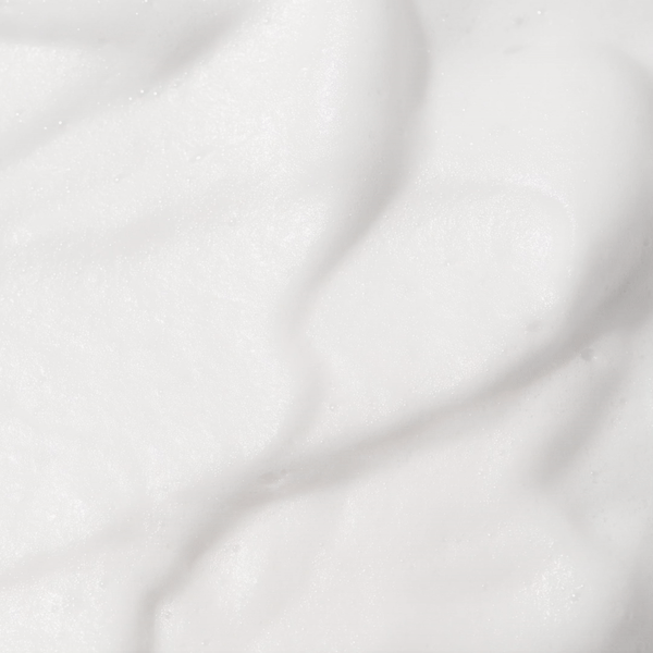 Close-up of Riman Incellderm Snow Enzyme Cleanser EX's fluffy, snow-like foam texture.