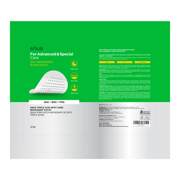 Anua Triple Acid Spot Care Microdart Patch