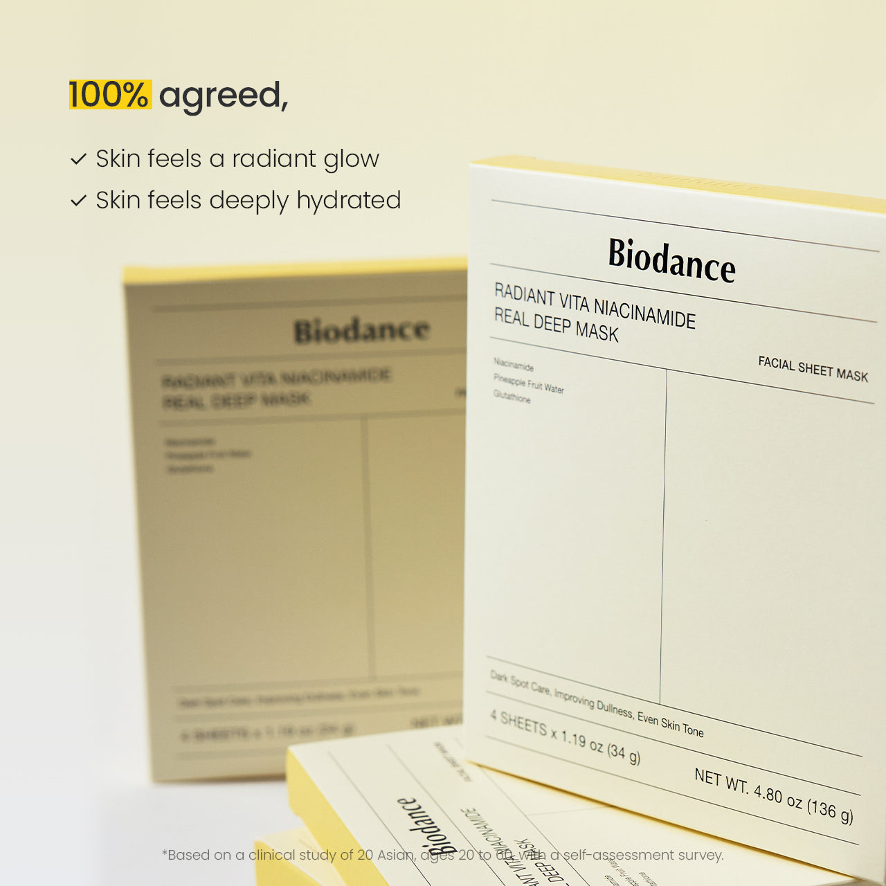 Biodance Radiant Vita Niacinamide Real Deep Mask | Korean Face Mask