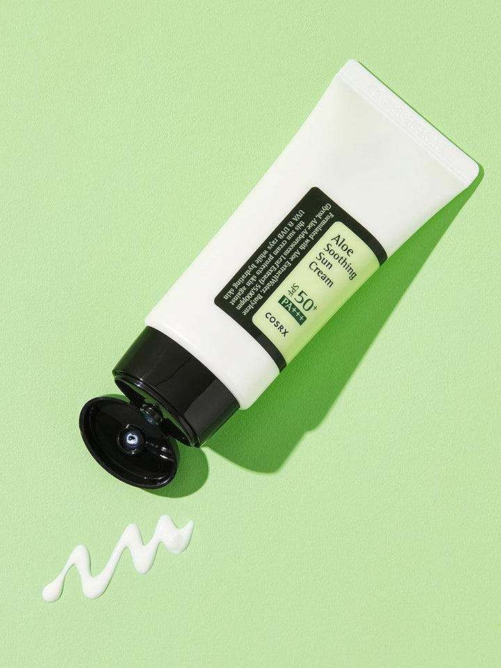 COSRX Aloe Soothing Sun Cream SPF50 | Korean Face Sunscreen