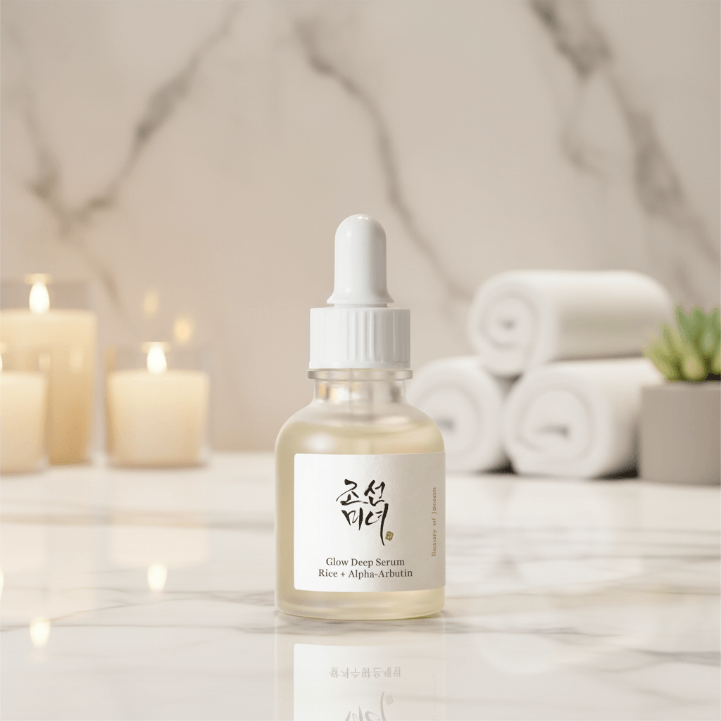 Beauty of Joseon Glow Deep Serum Rice Alpha-Arbutin in a dropper bottle for brightening skin
