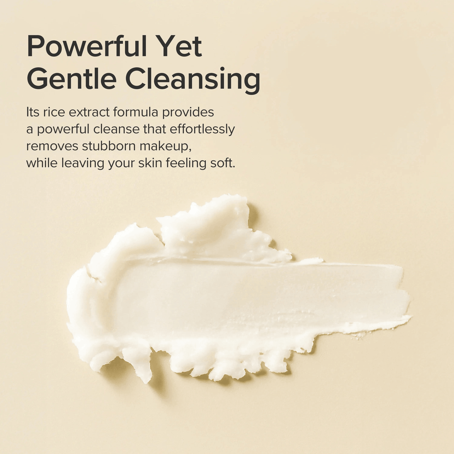 Beauty of Joseon Radiance Cleansing Balm swatch showcasing the creamy texture for gentle yet effective cleansing.