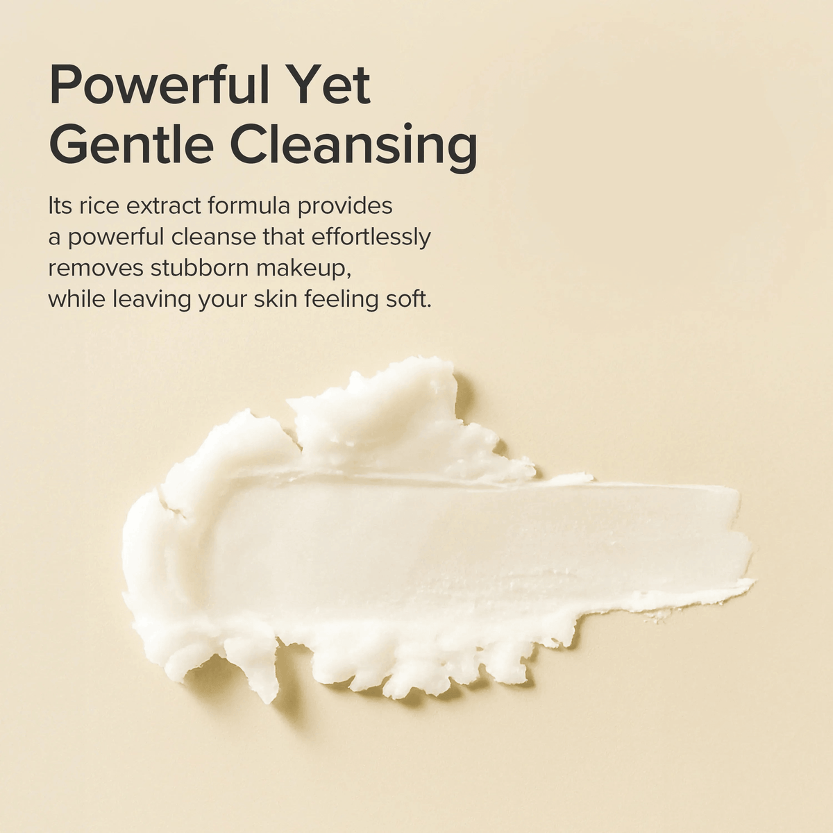 Beauty of Joseon Radiance Cleansing Balm swatch showcasing the creamy texture for gentle yet effective cleansing.