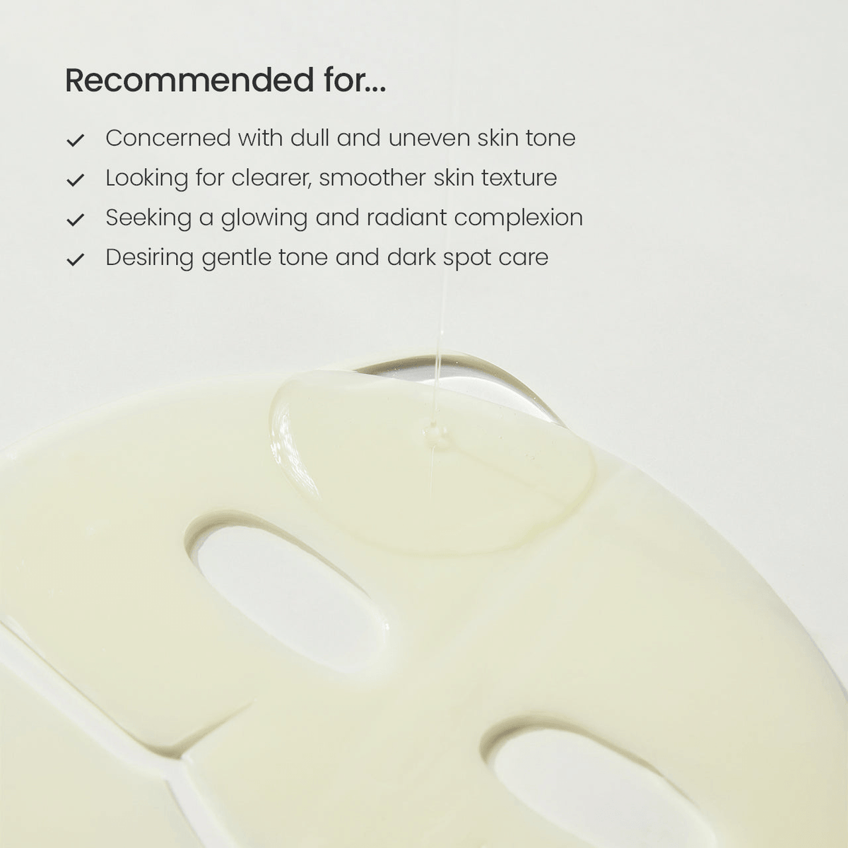 Biodance Radiant Vita Niacinamide Real Deep Mask | Korean Face Mask recommended for smoother skin texture and dark spot care.