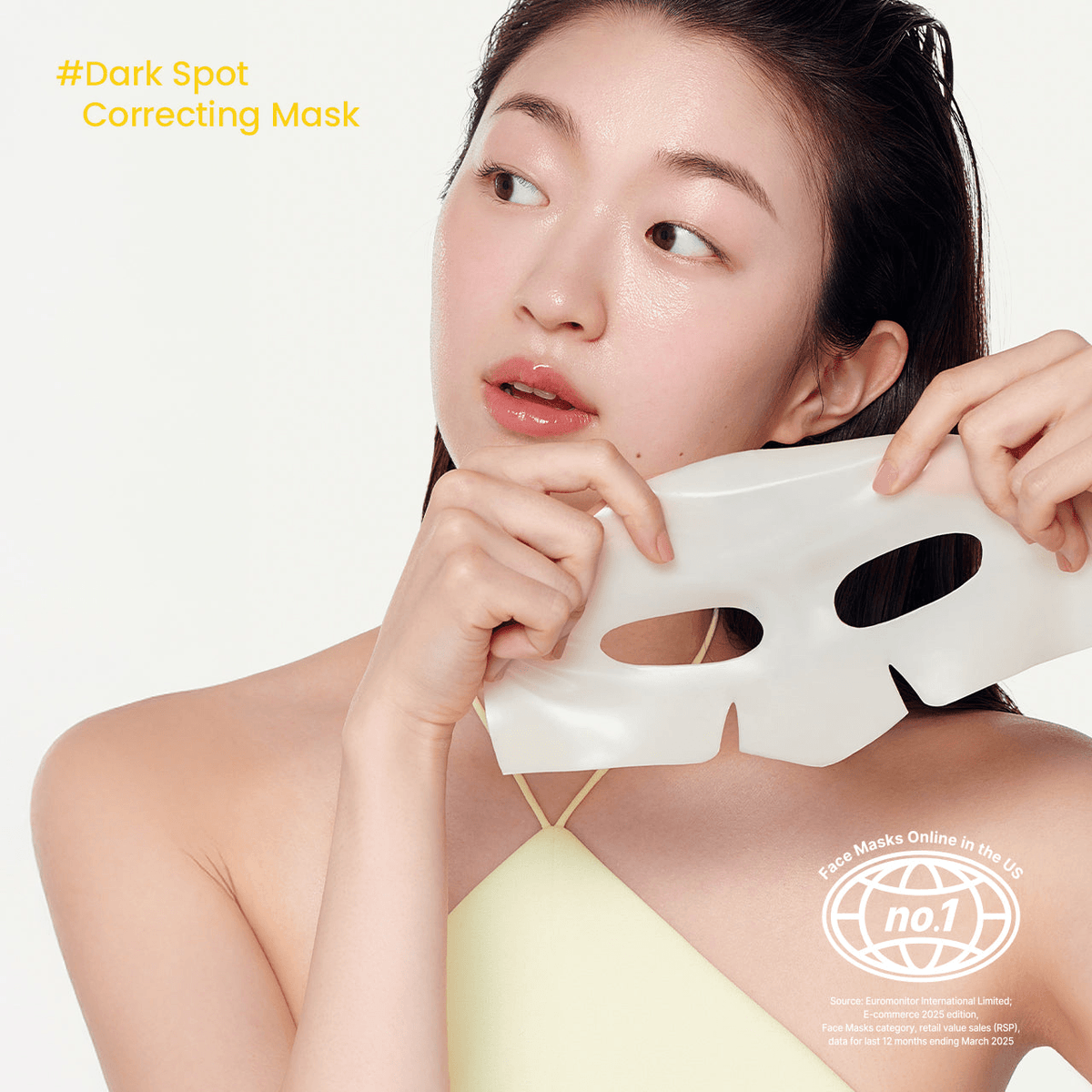 Biodance Radiant Vita Niacinamide Real Deep Mask | Korean Face Mask, dark spot correcting mask for even skin tone.