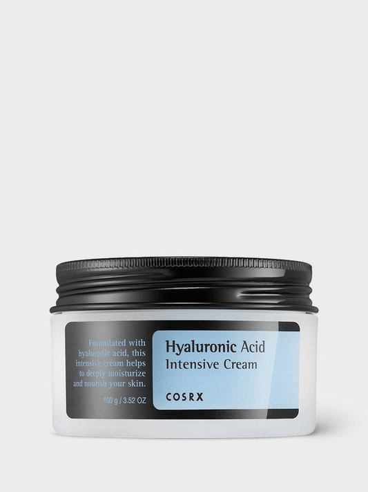 COSRX Hyaluronic Acid Intensive Cream | Korean Moisturizers, 100g jar for deep skin hydration.
