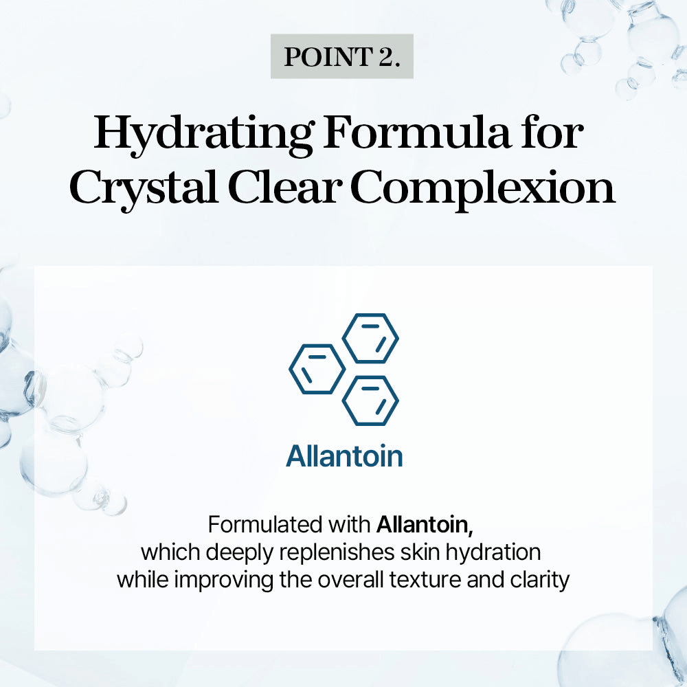 mixsoon Galactomyces Toner Pad Hydrating formula for crystal clear complexion featuring Allantoin for deep skin hydration and improved texture.