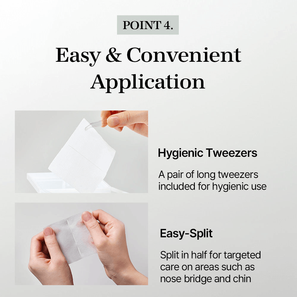 mixsoon Galactomyces Toner Pad features hygienic tweezers and easy-split design for convenient application.