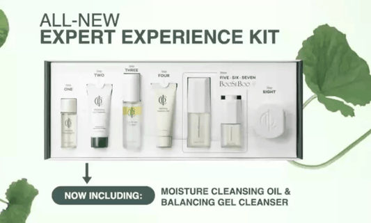 Riman ICD Expert Ritual Experience Kit featuring moisture cleansing oil and balancing gel cleanser.