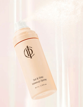 Riman ICD Makeup Set & Stay Makeup Spray bottle with ultra-fine mist for setting makeup and refreshing skin.